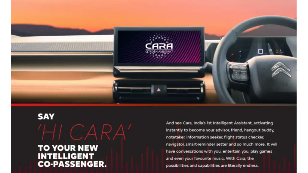 Cara Citroën Basalt Dark Car Assistance